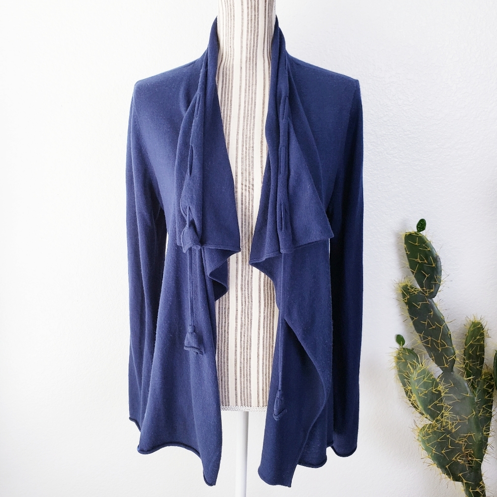 ⚓️Lilly Pulitzer⚓️ Open Front Waterfall Cardigan Wool Cashmere blend